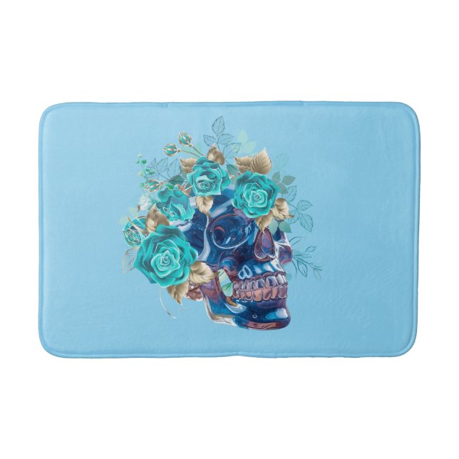 BLUE BLOOM REQUIEM BATH MAT (Front)