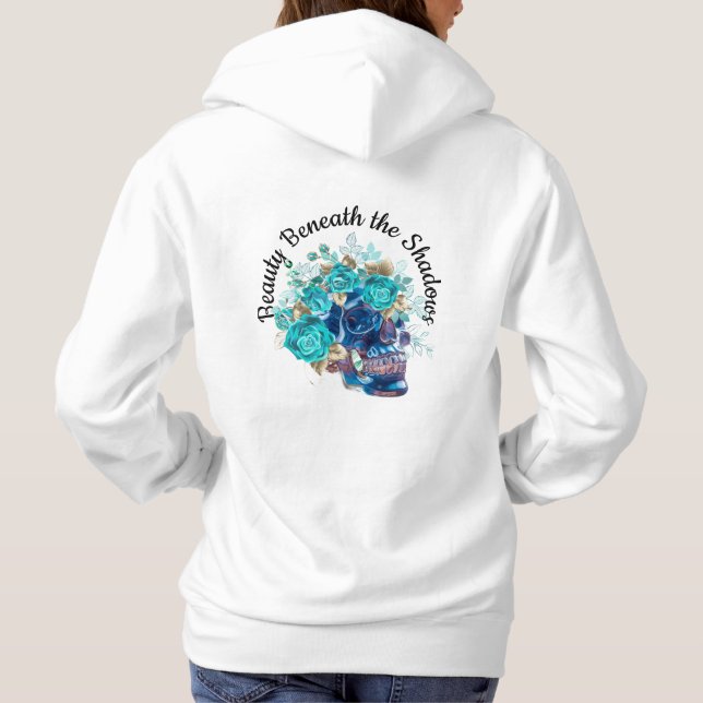 Blue Bloom Requiem Hoodie (Back)