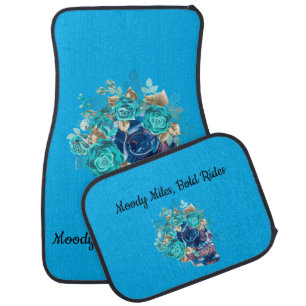BLUE BLOOM REQUIEM RUNNER CAR FLOOR MAT