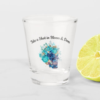Blue Bloom Requiem Shot Glass