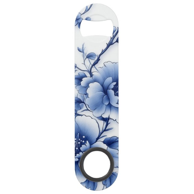 Blue Blossom Bottle Opener (Front)