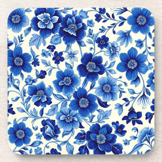 blue blossom cascade coaster (Front)