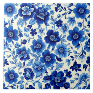 blue blossom cascade tile