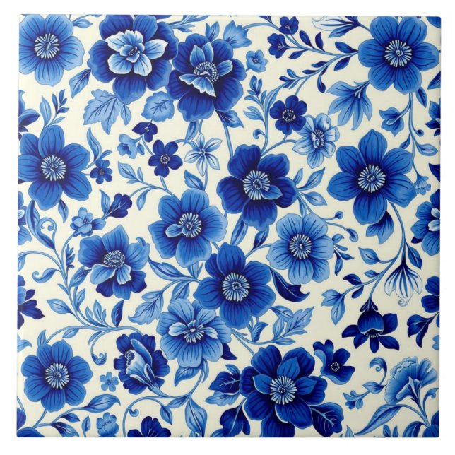blue blossom cascade tile (Front)