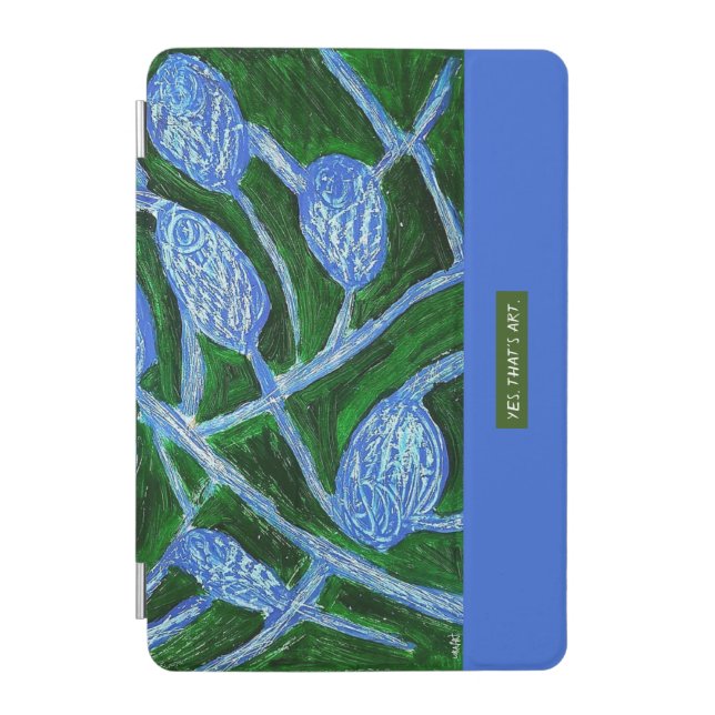 Blue Blossom iPad Smart Cover (Front)