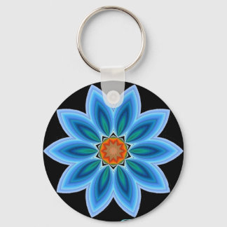 Blue Blossom Keychain