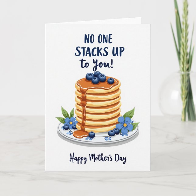 Blue Blossom Mothers Day Card (Front)