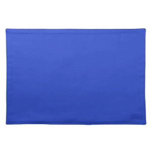 Blue Blue (solid color) Cloth Placemat