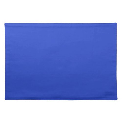 Blue Blue solid color  Cloth Placemat