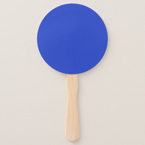 Blue Blue solid color  Hand Fan