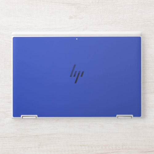 Blue Blue solid color  HP Laptop Skin