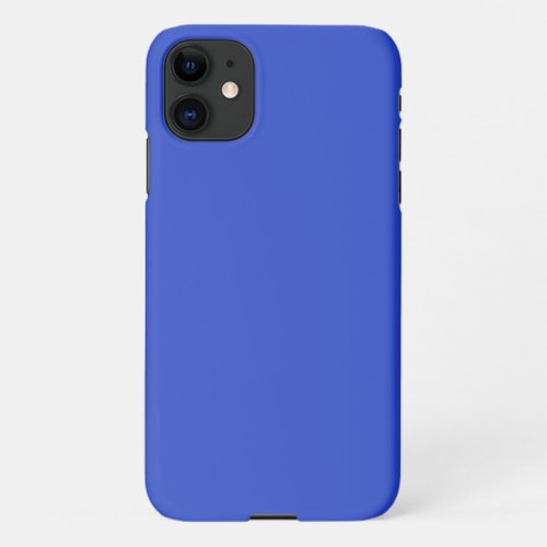 Blue Blue solid color  iPhone 11 Case