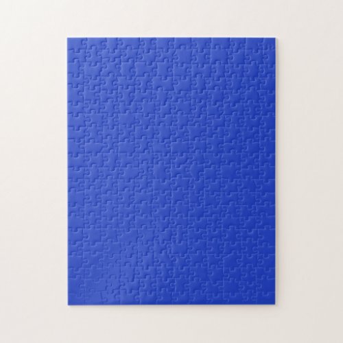Blue Blue solid color  Jigsaw Puzzle