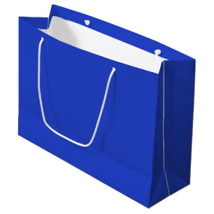 Blue Blue (solid color) Large Gift Bag
