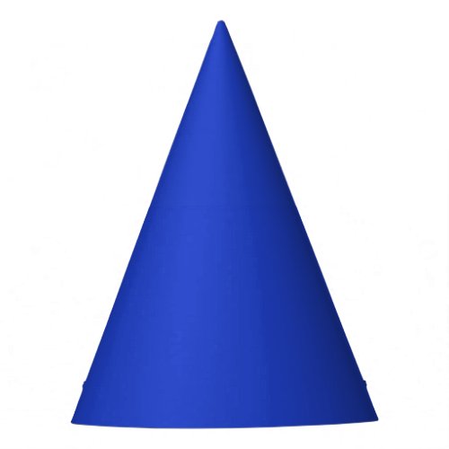 Blue Blue solid color  Party Hat