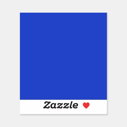 Blue Blue solid color  Sticker