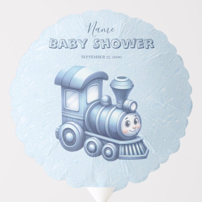 Blue Blue Train Balloon (Front)