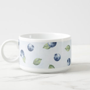 Blue Blueberries Fruit Bowl