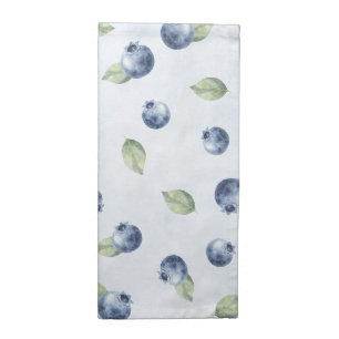 Blue Blueberries Fruit   Cloth Napkin