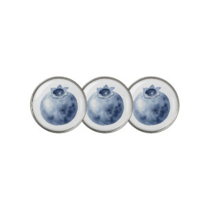 Blue Blueberries Fruit Golf Ball Marker