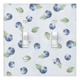 Blue Blueberries Fruit Light Switch Cover