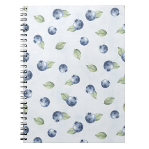 Blue Blueberries Fruit   Notebook