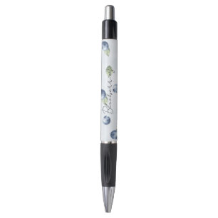 Blue Blueberries Fruit Pen