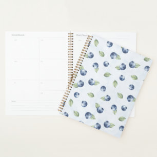 Blue Blueberries Fruit Planner