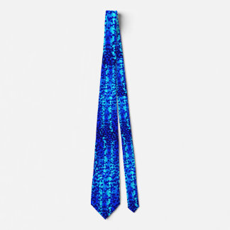 Blue Bluey Matrix Neck Tie