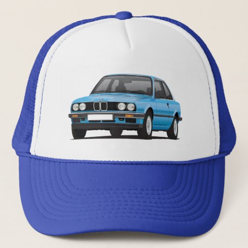 Blue BMW 3 series E30 Trucker Hat