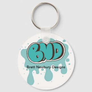 Blue BND Logo Keychain