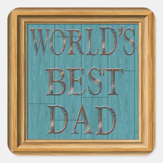 Blue Boards Father's Day Sticker (Front)
