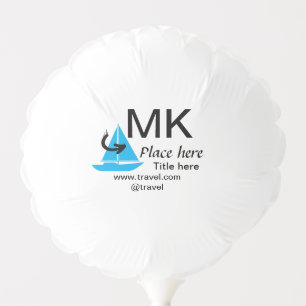 Blue boat black arrow travel agent blog website t balloon