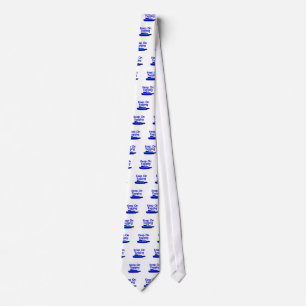 Blue boat tie