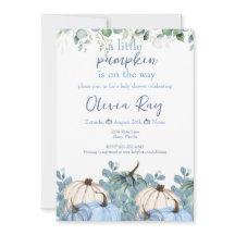 Blue Boho a Little Pumpkin Is on the Way