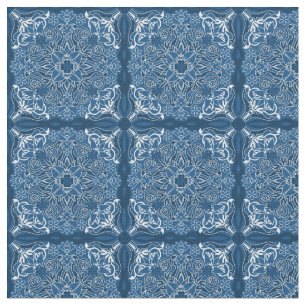 Blue Boho Classic Blues Fabric