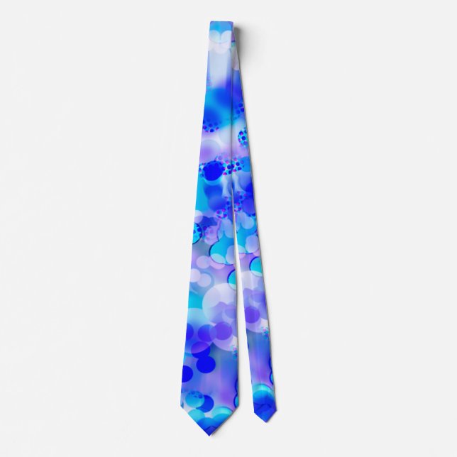 Blue Bokeh 92015 Neck Tie (Front)