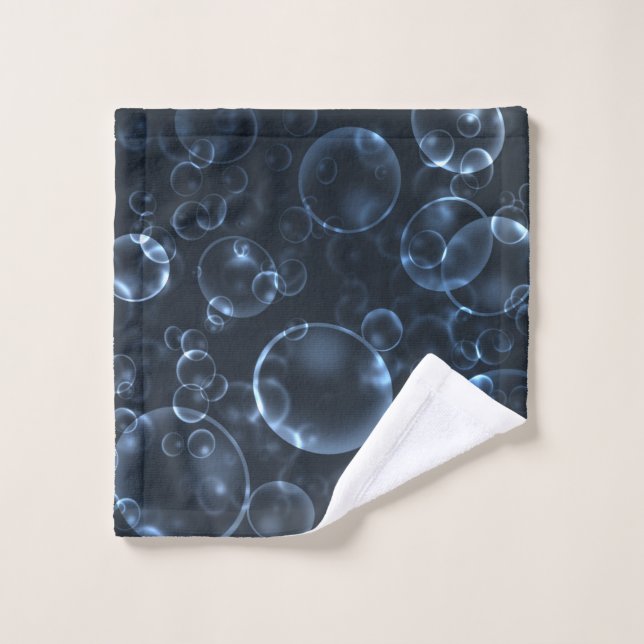 Blue bokeh #bokeh wash cloth (Wash Cloth)