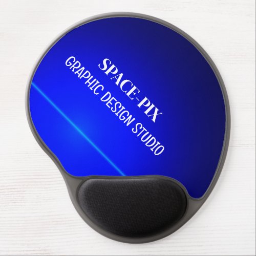 Blue Bokeh Guilloch Design Graphic Designer Gel Mouse Pad
