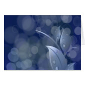 Blue Bokeh Leaves (Front Horizontal)