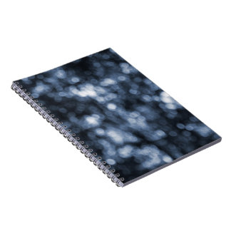 Blue Bokeh Notebook