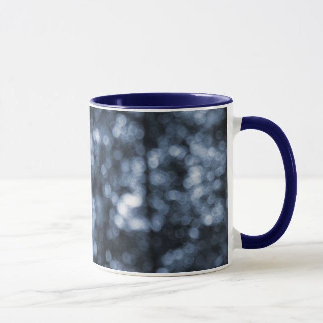Blue Bokeh Ringer Mug (Right)