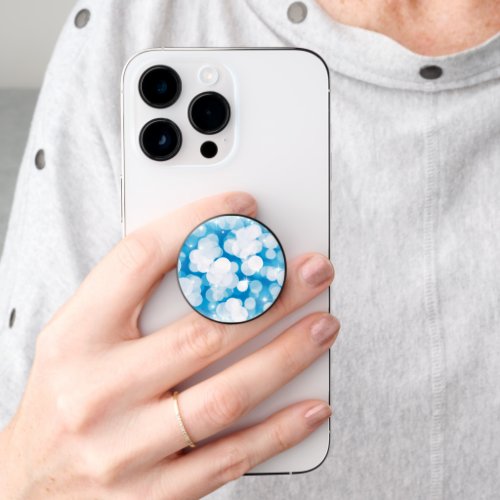 Blue Bokeh Texture PopSocket