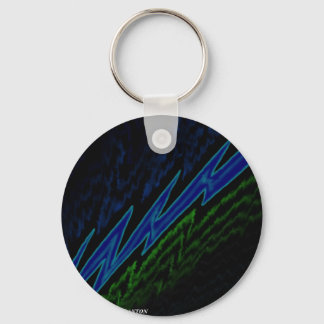 blue bolt keychain