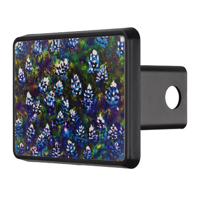 Blue Bonnet Texas field Hitch Cover (Left)