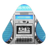 Blue boombox bluetooth speaker (Back)