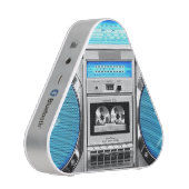 Blue boombox bluetooth speaker (Right)
