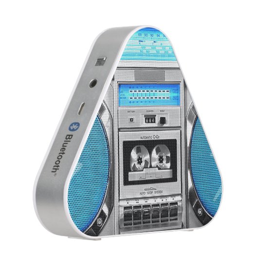 Blue boombox bluetooth speaker (Right)