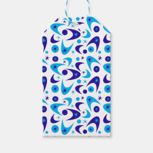 Blue Boomerangs Gift Tags