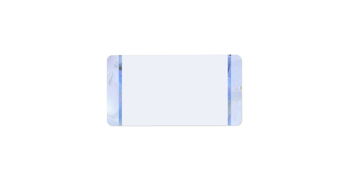 Blue Border Blank Avery Address Labels | Zazzle.com